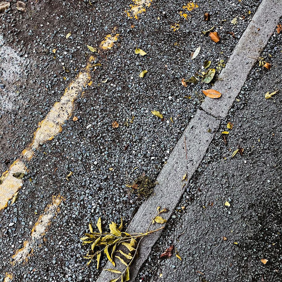 Fall on a footpath