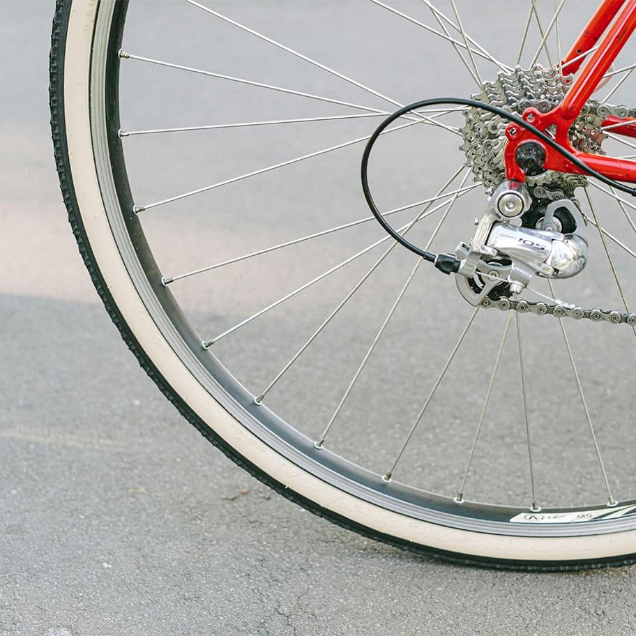 Accident in bike lane