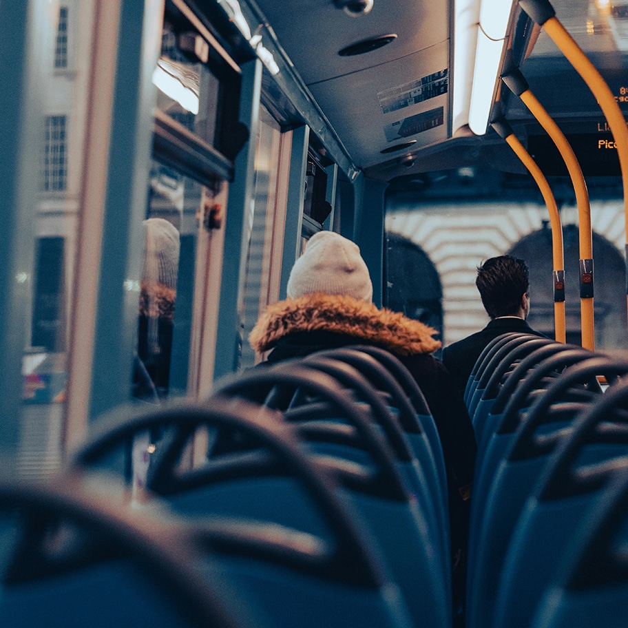 Passenger injured in a bus