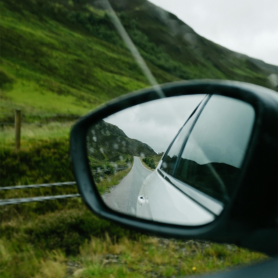 Passenger injured in rural road collision